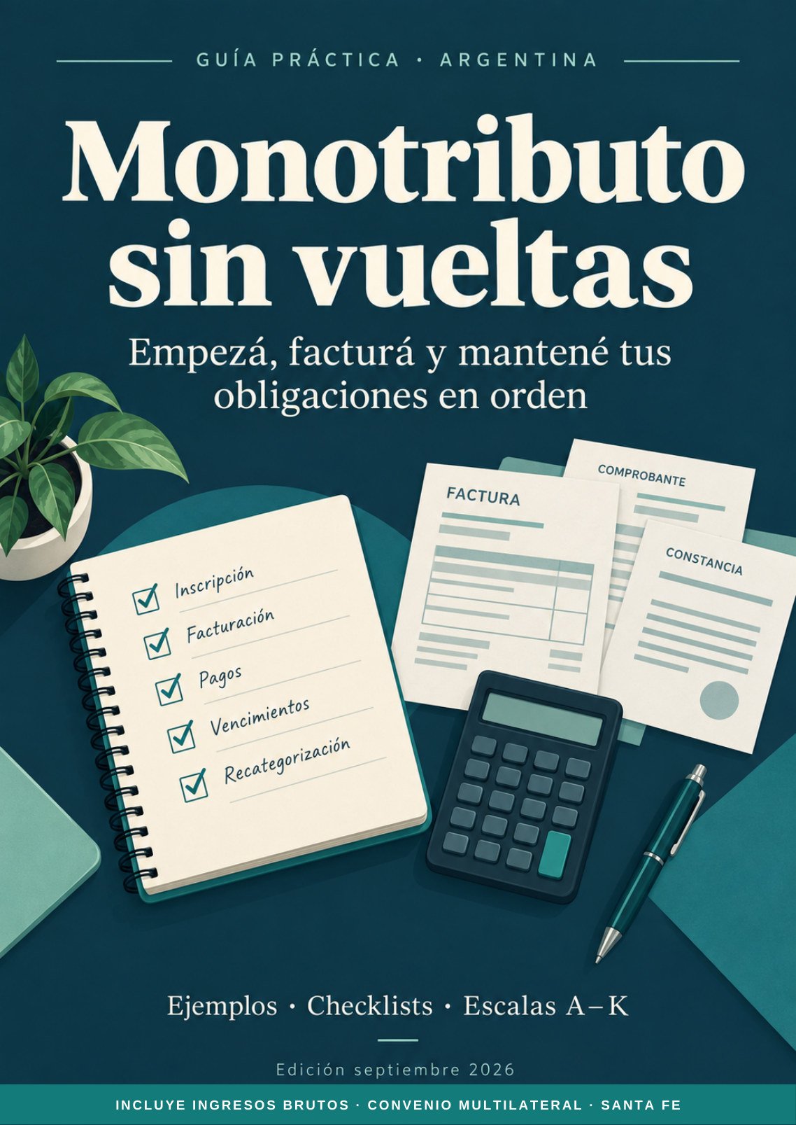 Tapa de Monotributo sin vueltas, guía práctica de monotributo
